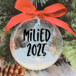 Milied 2025 - 10cm Acrylic Bauble