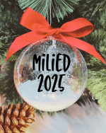Milied 2025 - 10cm Acrylic Bauble