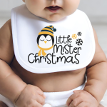 Little Mr - Christmas Bib