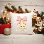 Il-Milied it-Tajjeb... Bell - Personalised Christmas Cushion