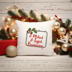 Il-Milied it-Tajjeb ... Holly  - Personalised Christmas Cushion