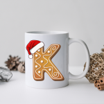 Biscuit Initial - Christmas Mug