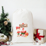 Boy Elf - Personalised Christmas Gift Sack