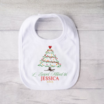 L-Ewwel Milied ta' ... Tree -  Personalised Christmas Bib