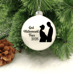 Qed Nistennewk  - 8cm Glass Bauble