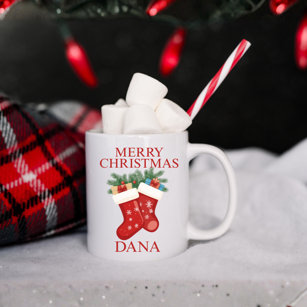 STOCKING_PERSONALISED_MUG.png Stockings - Personalised Christmas Mug - Image 1