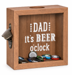 Dad’s Beer O’Clock Bottle Cap Collector Box