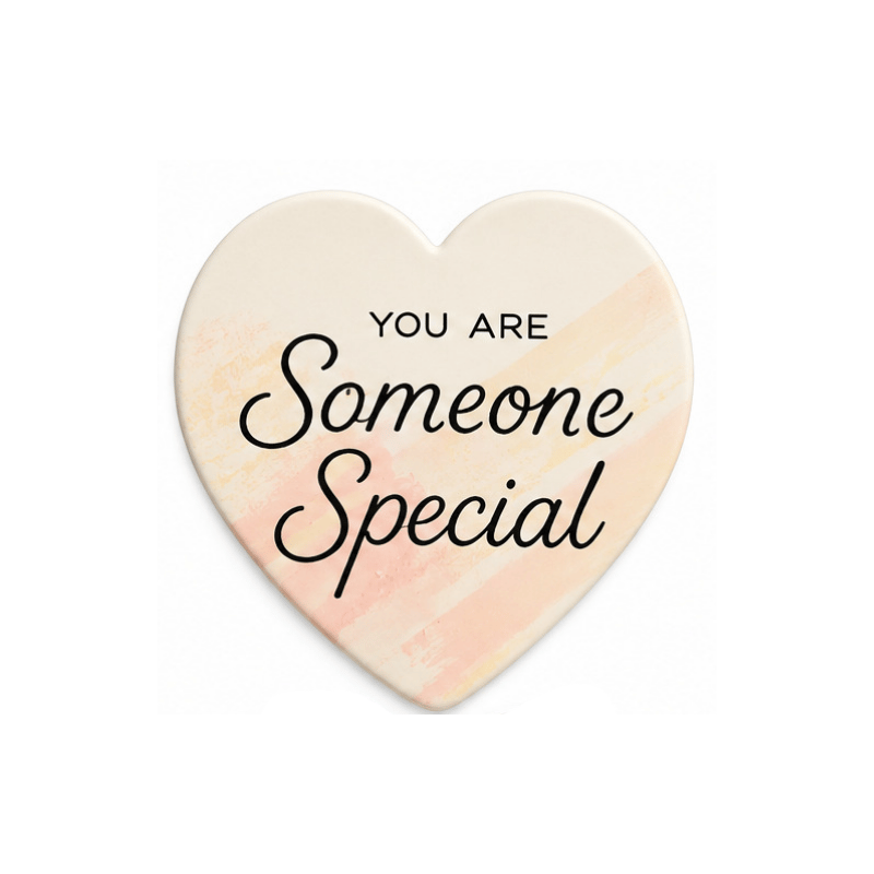 BEAUTIFUL_PERSON_COASTER Someone Special Heart Coaster - Image 1