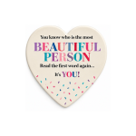 Beautiful Person Heart Coaster