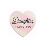 Daughter – I Love You Heart Coaster