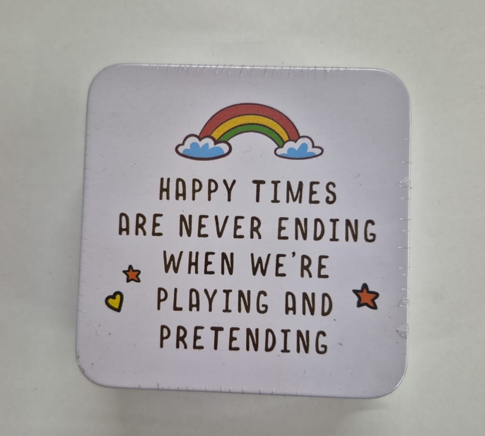 HAPPY_TIMES_TINBOX Happy Times Are Never Ending... - Small Tin Box - Image 1