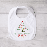 L-Ewwel Milied ta' ... Tree -  Personalised Christmas Bib