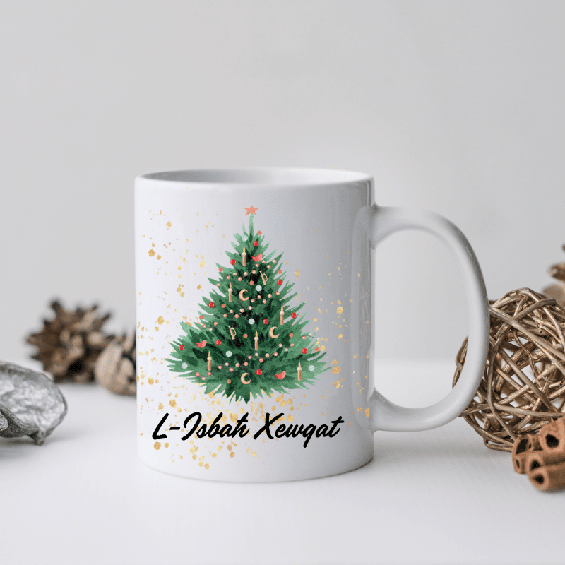 L_ISBAH_XEWQAT_MUG L-Isbaħ Xewqat - Christmas Mug - Image 1