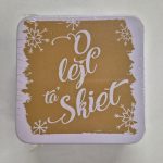 O Lejl ta' Skiet - Gold Small Tin Box