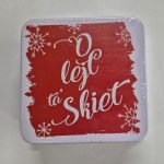 O Lejl ta' Skiet - Red Small Tin Box