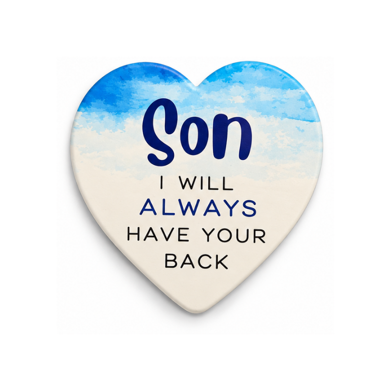 SON_YOUR_BACK_COASTER Son Heart Coaster - Image 1