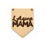 L-Aqwa Mama Wooden Plaque