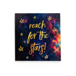 Reach for the Stars – Inspirational Wooden Plaque