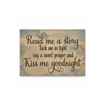 Read Me a Story Wooden Plaque